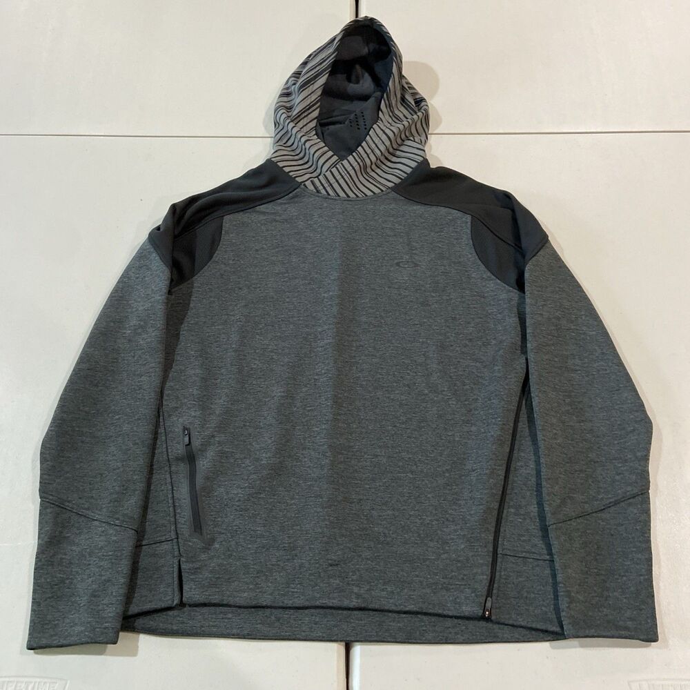 Oakley Gray Hoodie With Gaiter XL Gorp Tech Shiesty